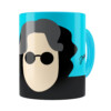 Caneca John Lennon Minimalista Azul Claro
