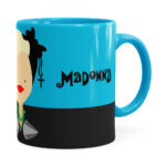 Caneca Madonna Minimalista Azul Claro