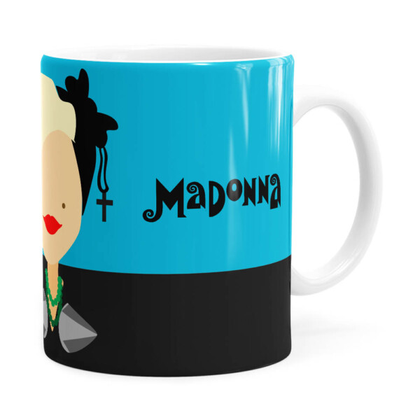 Caneca Madonna Minimalista Branca