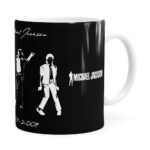Caneca Michael Jackson Moonwalker E Historia Branca