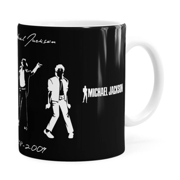 Caneca Michael Jackson Moonwalker E Historia Branca