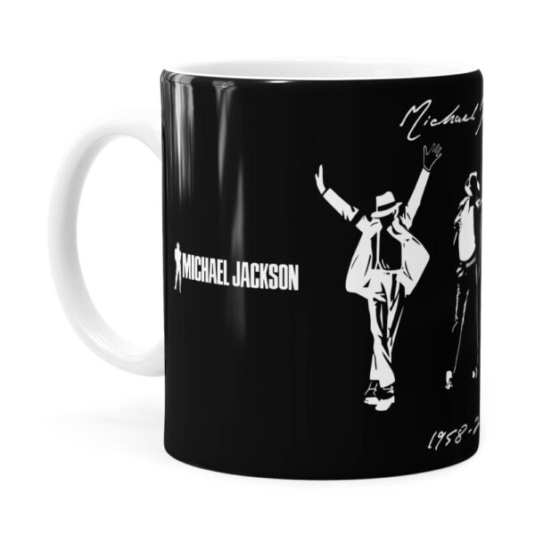 Caneca Michael Jackson Moonwalker E Historia Branca