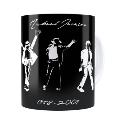 Caneca Michael Jackson Moonwalker E Historia Branca
