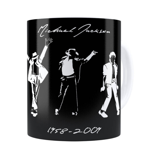 Caneca Michael Jackson Moonwalker E Historia Branca
