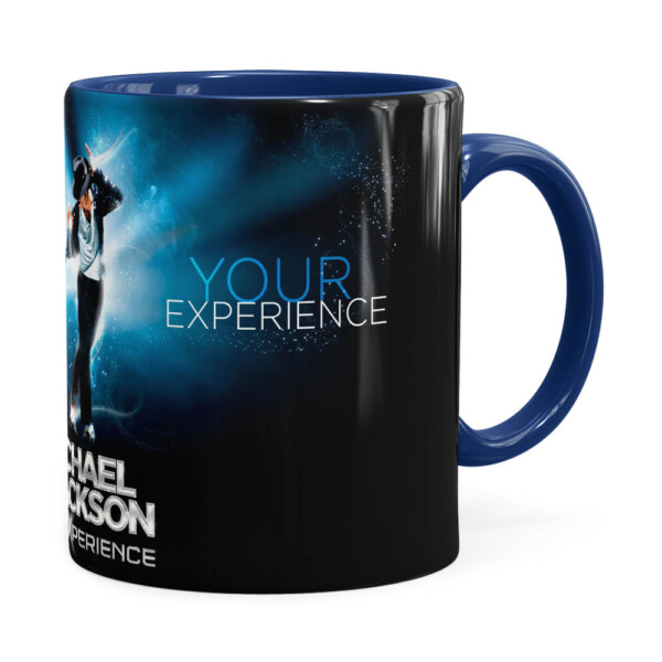 Caneca Michael Jackson The Experience Azul Escuro
