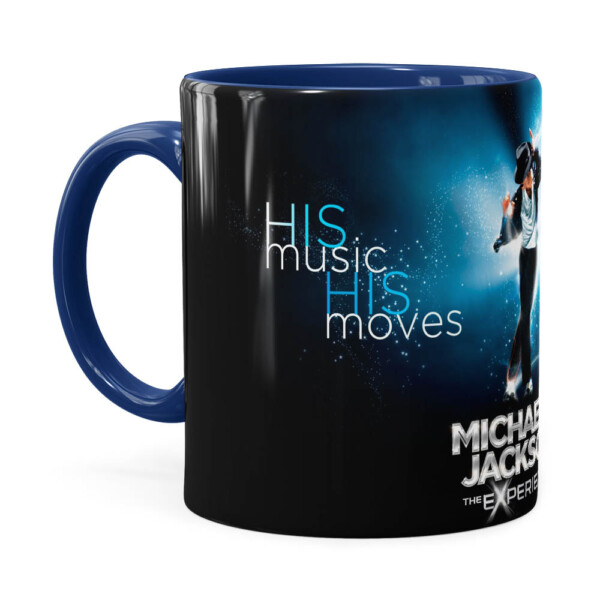 Caneca Michael Jackson The Experience Azul Escuro