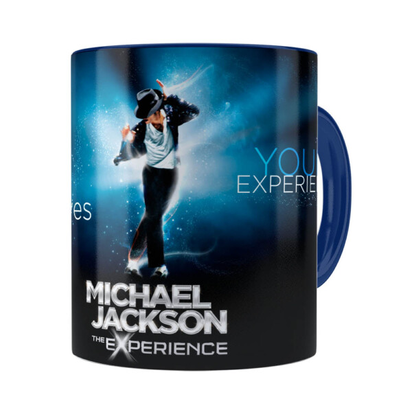 Caneca Michael Jackson The Experience Azul Escuro