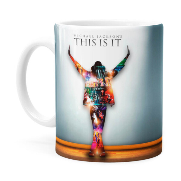 Caneca Michael Jackson This Is It Branca