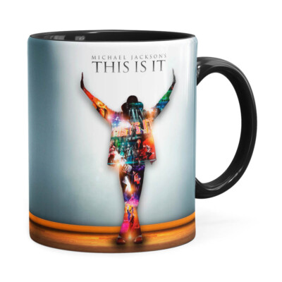 Caneca Michael Jackson This Is It Preta