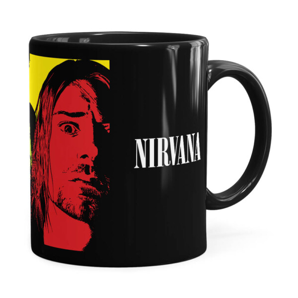 Caneca Nirvana Grupo Preta
