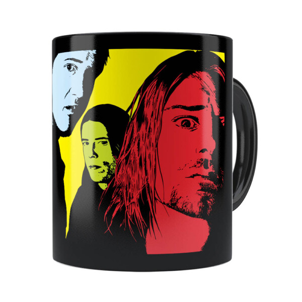 Caneca Nirvana Grupo Preta