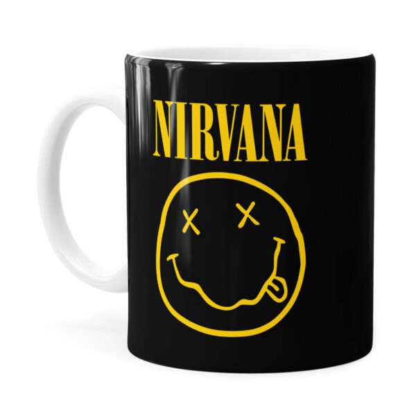 Caneca Nirvana Logo Branca