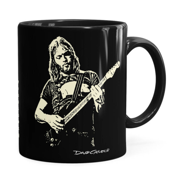 Caneca Pink Floyd David Gilmour Preta
