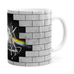 Caneca Pink Floyd The Dark Side E The Wall Branca