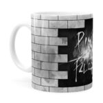 Caneca Pink Floyd The Dark Side E The Wall Branca