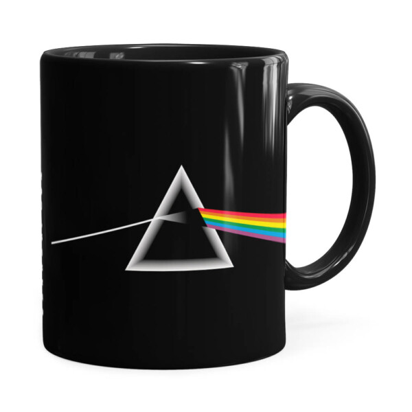Caneca Pink Floyd The Dark Side Of The Moon Preta