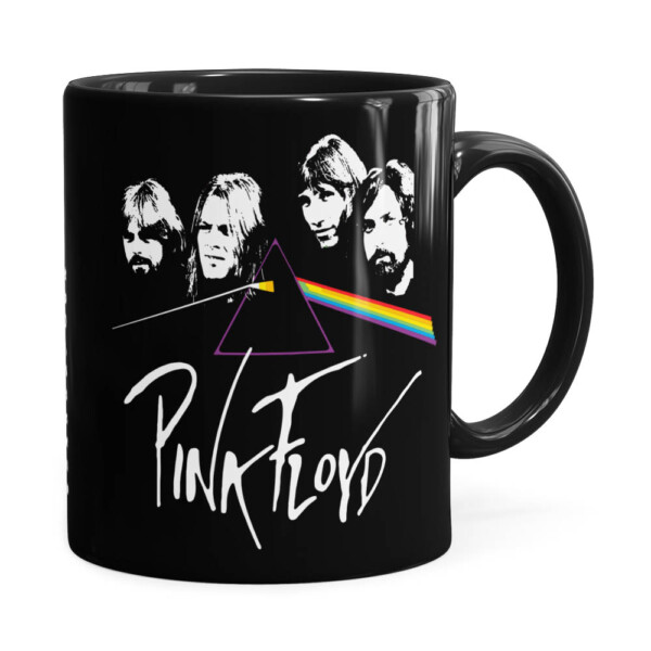 Caneca Pink Floyd The Dark Side Of The Moon V02 Preta