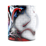 Caneca Pink Floyd The Wall Grafiti Branca