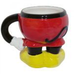 Caneca 3d Mickey Corpo Porcelana