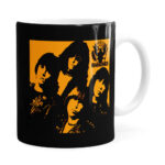 Caneca Ramones Banda Arte Yellow Branca
