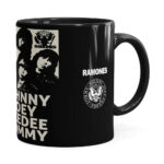 Caneca Ramones Banda Preta