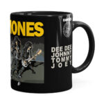 Caneca Ramones Cartoon Preta