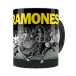 Caneca Ramones Cartoon Preta