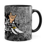 Caneca Rock Music Preta