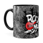 Caneca Rock Music Preta