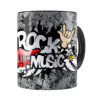 Caneca Rock Music Preta