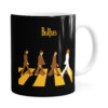 Caneca The Beatles Abbey Road Black Branca