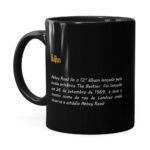 Caneca The Beatles Abbey Road Black Preta