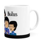 Caneca The Beatles Cartoon Branca