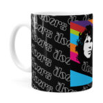 Caneca The Doors Jim Morrison Poster Colors Branca
