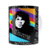 Caneca The Doors Jim Morrison Poster Colors Branca