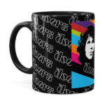 Caneca The Doors Jim Morrison Poster Colors Preta