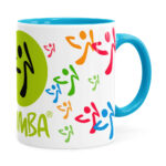 Caneca Zumba Azul Claro
