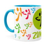 Caneca Zumba Azul Claro
