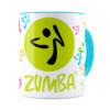 Caneca Zumba Azul Claro