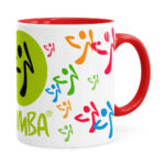 Caneca Zumba Vermelha