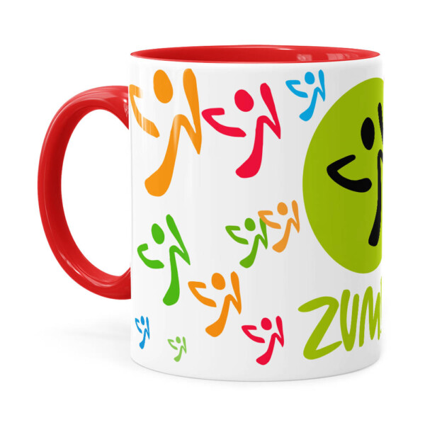 Caneca Zumba Vermelha