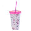 Copo Minnie Com Canudo 450ml