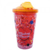 Copo Mickey Com Tampa E Canudo Com Gel Congelante 450ml