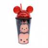 Copo Mickey e Minnie Com Canudo E Orelhas Tsum Tsum 450ml
