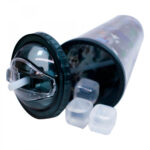 Copo Preto Mickey Cubos Gelo Artificial 600ml