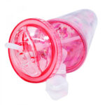 Copo Minnie Rosa Cubos Gelo Artificial 600ml