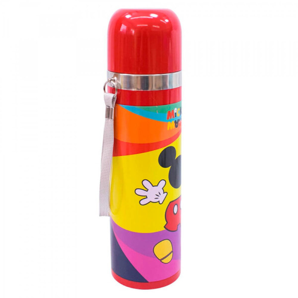 Garrafa Mickey Térmica Formato 500ml 90 Anos