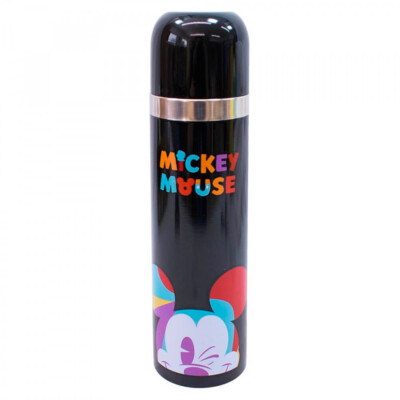 Garrafa Mickey Térmica Piscando 500ml 90 Anos