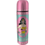 Garrafa Térmica Mulher Maravilha Rosa 500ml