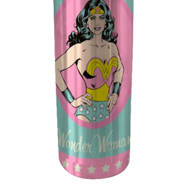 Garrafa Térmica Mulher Maravilha Rosa 500ml